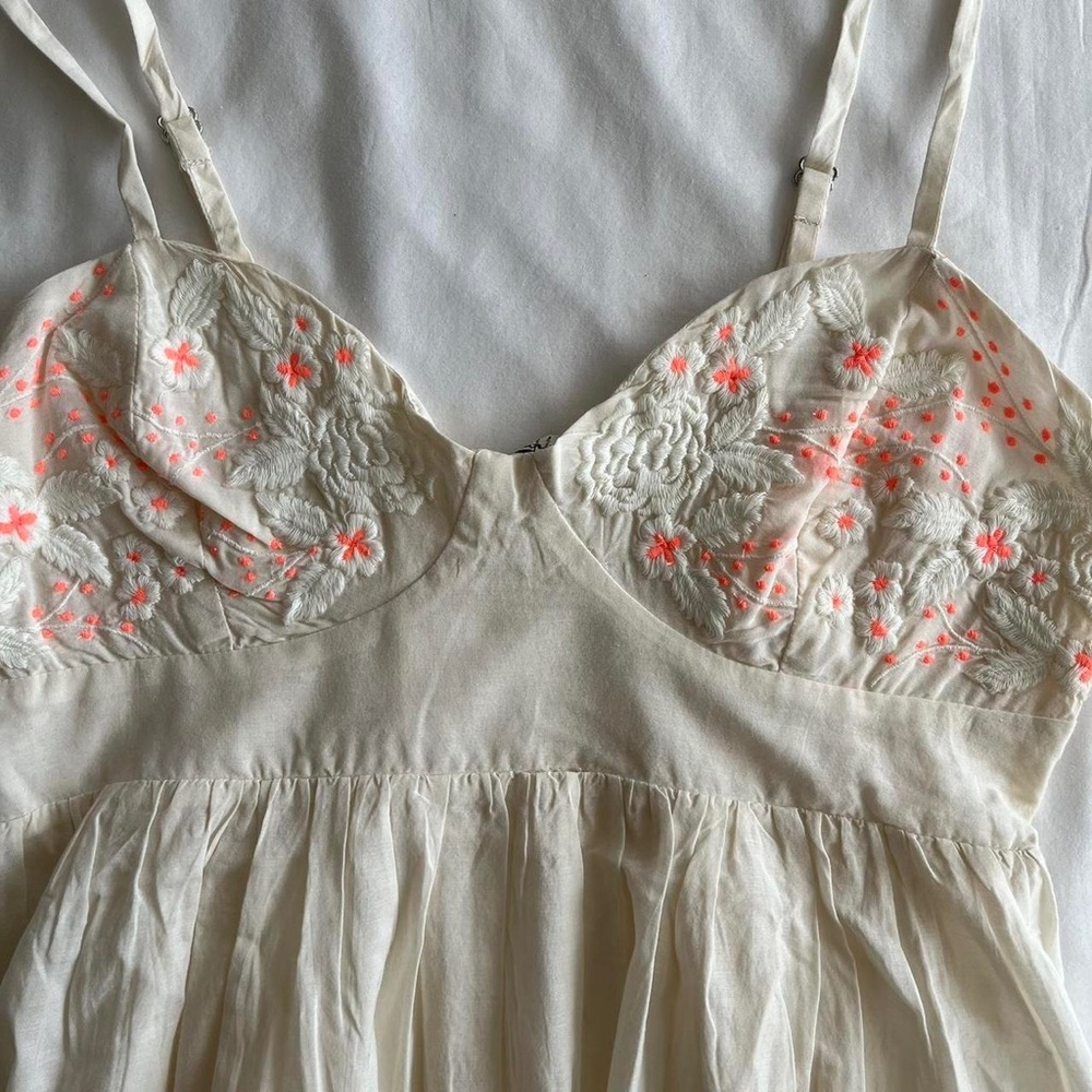 11) Free People Intimately - Bed of Roses Babydoll Mini Slip NWOT - Picture 7 of 8